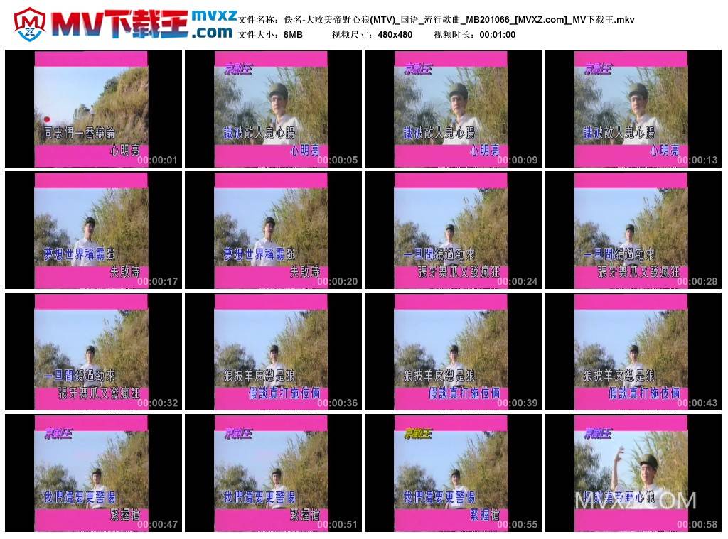 佚名-大败美帝野心狼(MTV)_国语_流行歌曲_MB201066